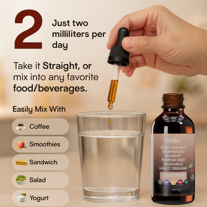 Vello Black Walnut Wormwood Cleanse